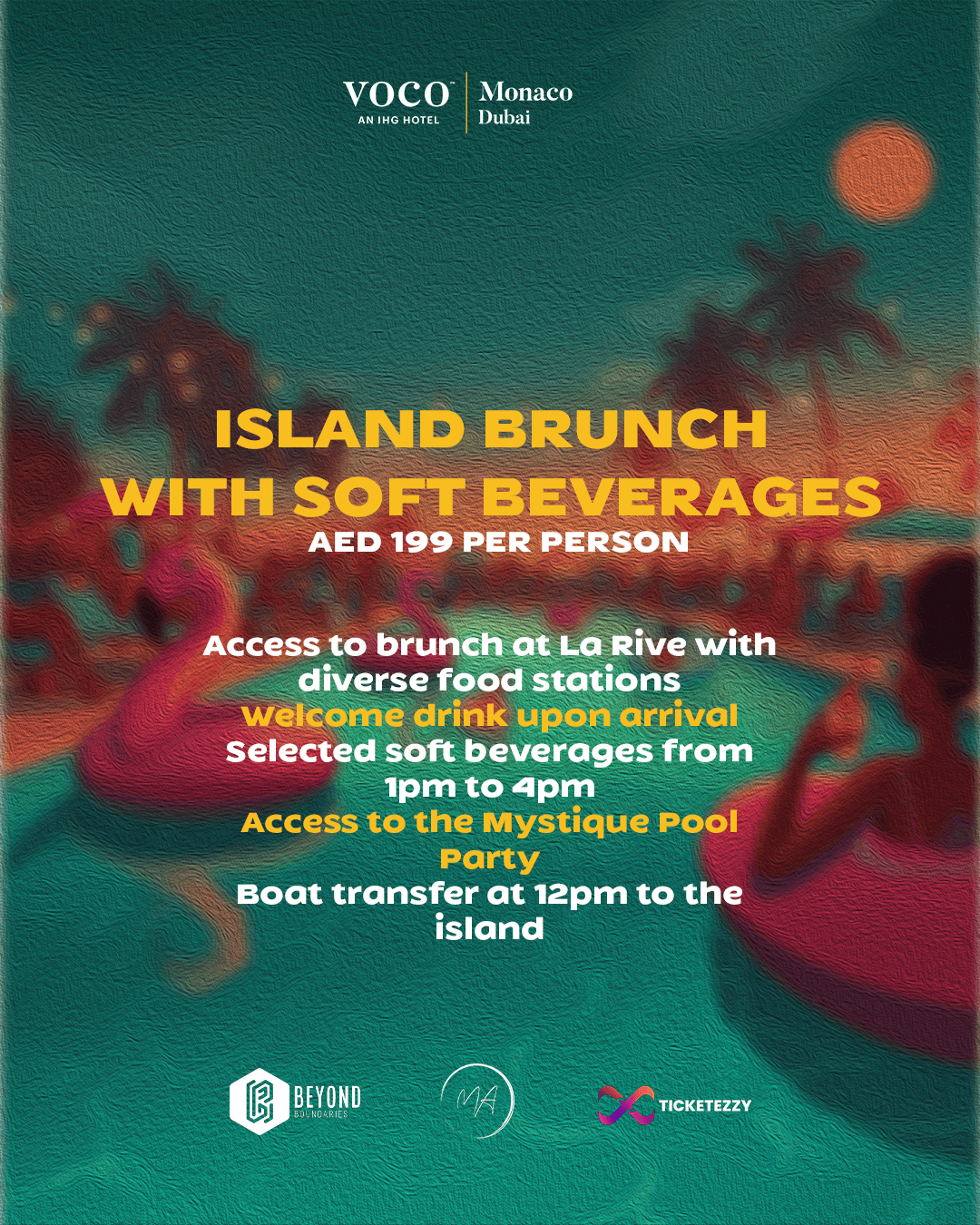 Island Brunch and Mystique Pool Party - Ticketezzy