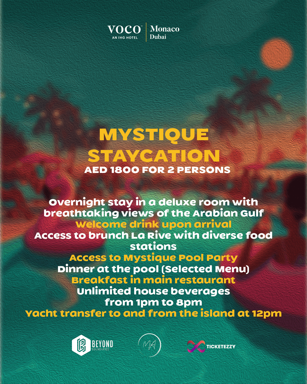 Island Brunch and Mystique Pool Party - Ticketezzy