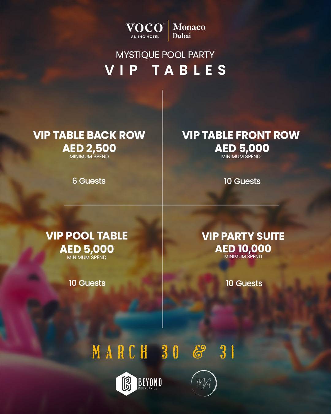 EID Island Brunch and Mystique Pool Party - Ticketezzy